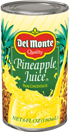 Del Monte® Fancy Pineapple Juice - Pineapple Juice Concentrate (576x529), Png Download