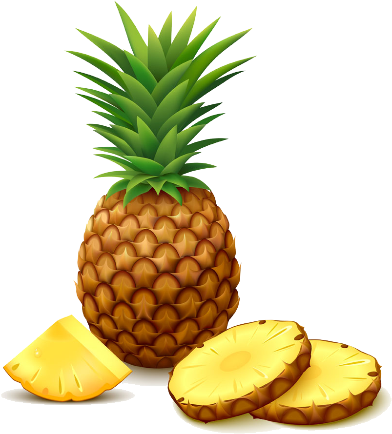 Clip Art Transprent Png Free Download Plant - Pineapple Png (1000x1000), Png Download