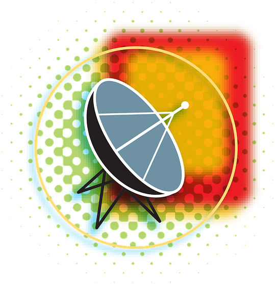 Dish Antenna, Wireless, Satellite, Antenna, Dish - Notification Bell Transparent Background (960x650), Png Download