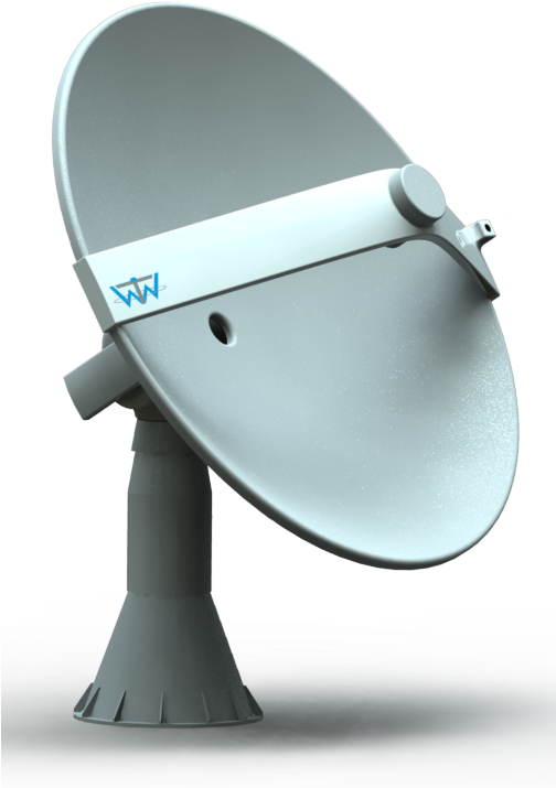Wtw-ls 33 Autotrack Antenna 2,5m Parabolic Dish - Parabolic Reflector (503x760), Png Download