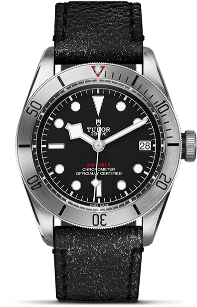 Black Dial - Tudor Black Bay Steel (540x720), Png Download