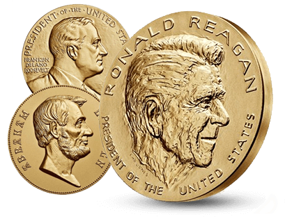 Presidential Medals - Us President Coins Proof (480x340), Png Download