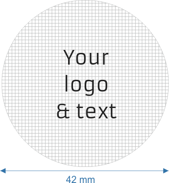 Round Wood Rubber Stamp Φ42 Mm - Circle (345x374), Png Download
