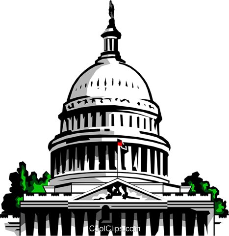 Capitol Building Clipart Png (467x480), Png Download