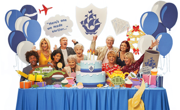Radzi Chinyanganya, Helen Skelton, Konnie Huq, Peter - Blue Peter 60th Birthday (640x360), Png Download