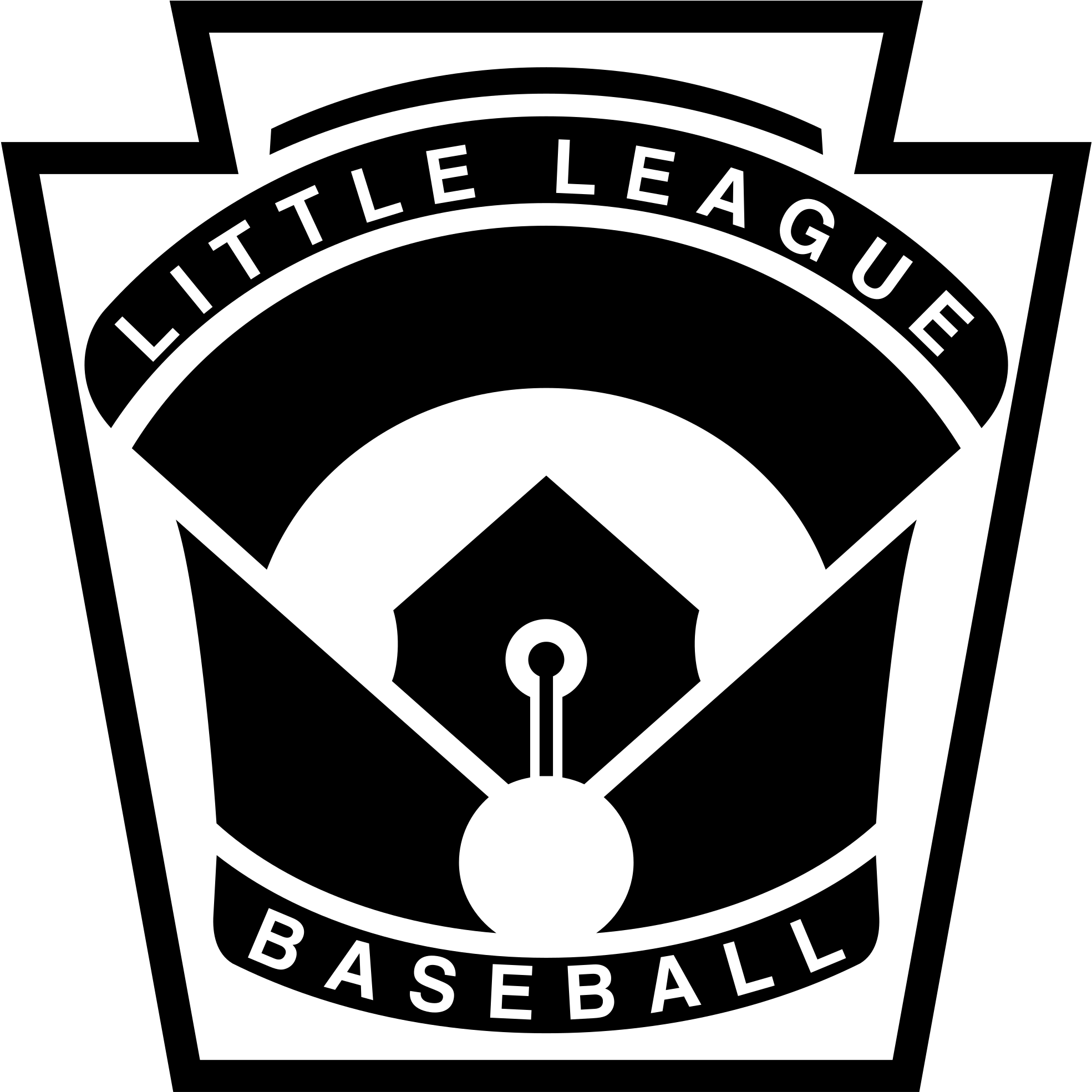 Little League Baseball Logo Png Transparent - Little League Baseball Logo Vector (2400x2400), Png Download