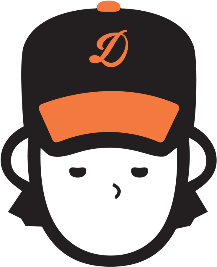 Dude Baseball Logo-01 - Baseball (1000x1000), Png Download