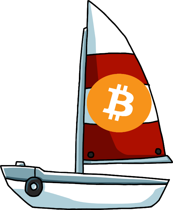 Sailboat - Ultimate Guide To Bitcoin (566x687), Png Download
