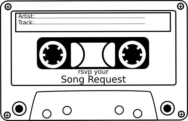 Small - Cassette Tape Clip Art (600x386), Png Download