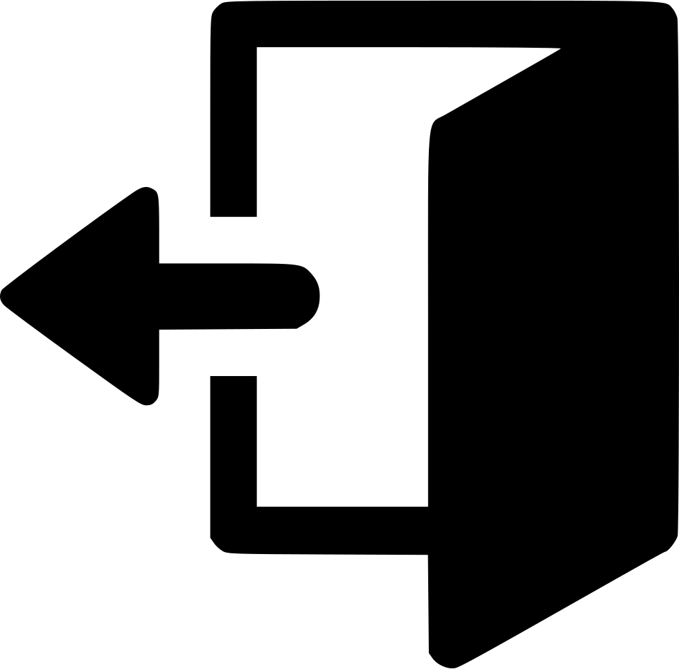 Exit Logout Comments - Logout Icon Png Transparent (980x966), Png Download