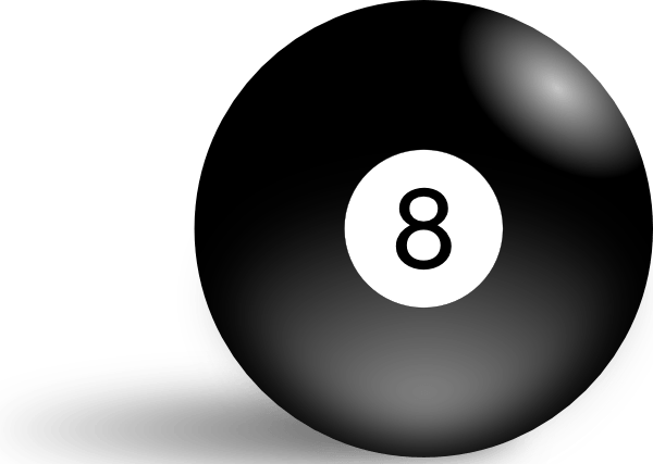 Pool - 8 Ball Clip Art Png (600x427), Png Download