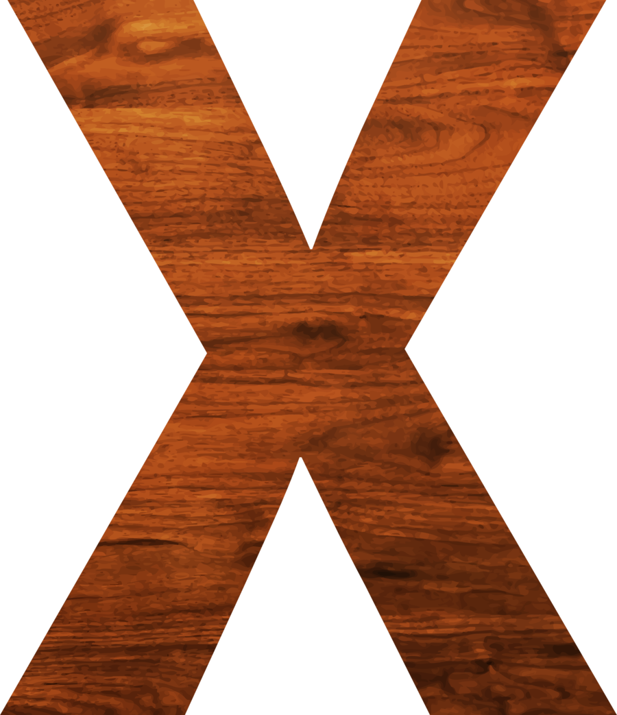 Wood Clipart Letter Alphabet X Letter X In Wood Png - Wood Alphabet X (900x1043), Png Download