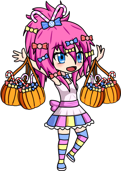 Click On The Photo To Start Tagging - Candy Wendy Anime Gacha (444x600), Png Download