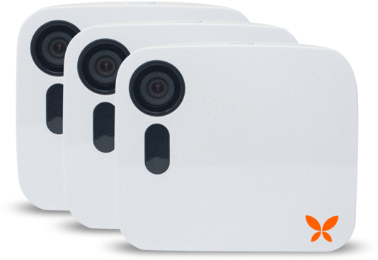 Security Camera [three Pack] - Butterfleye (600x450), Png Download