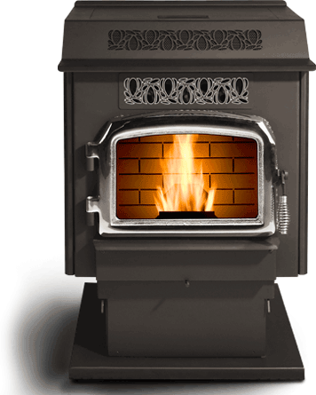 Wood Burning Pellet Stove Fairfield Iowa - St Croix Pellet Stove (356x445), Png Download