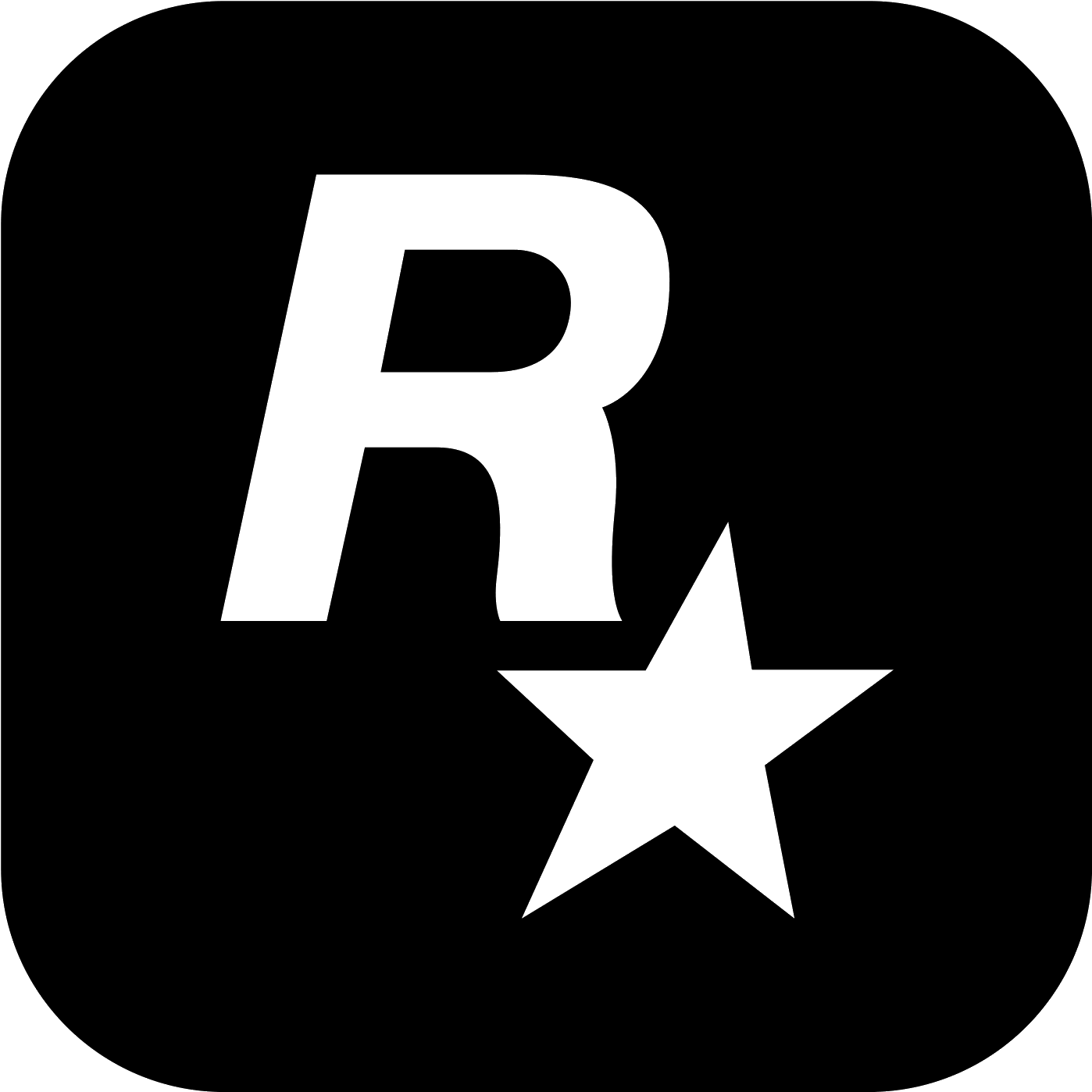 Rockstar Games Filled Icon - Rockstar Icon (1600x1600), Png Download