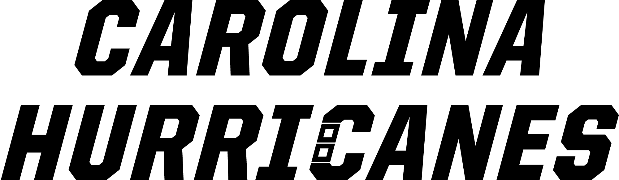 Jpg - Carolina Hurricanes Wordmark (2000x583), Png Download