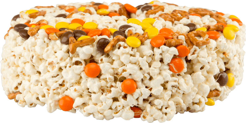 Farmer Jon's Popcorn Cakes With Pretzels & Reese's - Popcorn (1400x1400), Png Download
