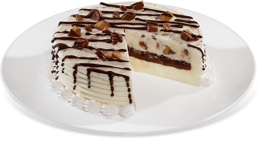 Reese's Peanut Butter Cup Mini Blizzard Cake (940x603), Png Download