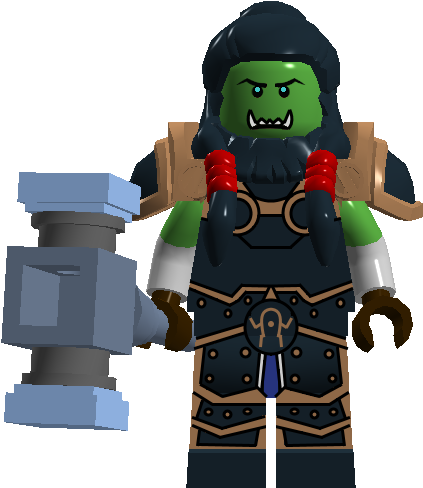 Thrall - Cartoon (446x520), Png Download