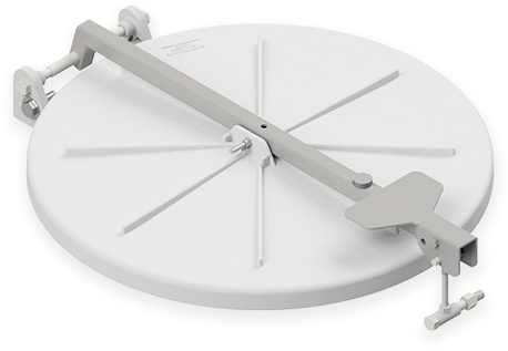 20 Inch Non Vented Hatch Cover, Thrall - Television Antenna (493x360), Png Download