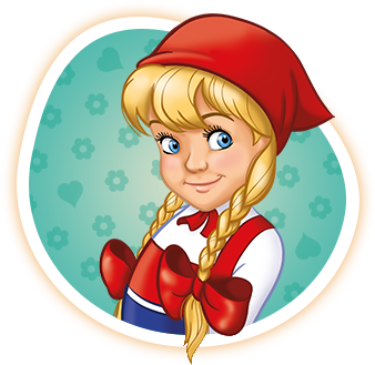 Little Red Riding Hood - Cartoon (700x610), Png Download