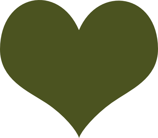 Love - Army Heart Png (555x485), Png Download