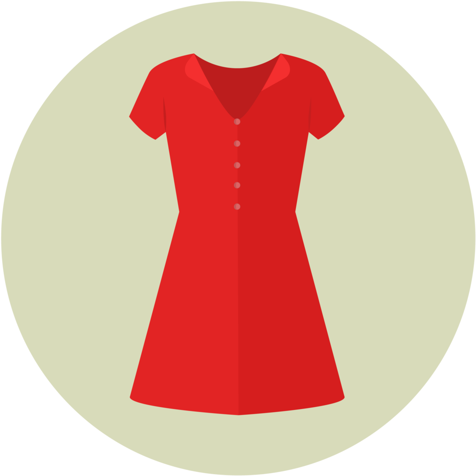 Oh My Fashion Troll - Clothes Flat Icon Png (1000x1000), Png Download