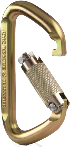 Cmc Steel Locking D Carabiners - Carabiner Cmc (500x500), Png Download