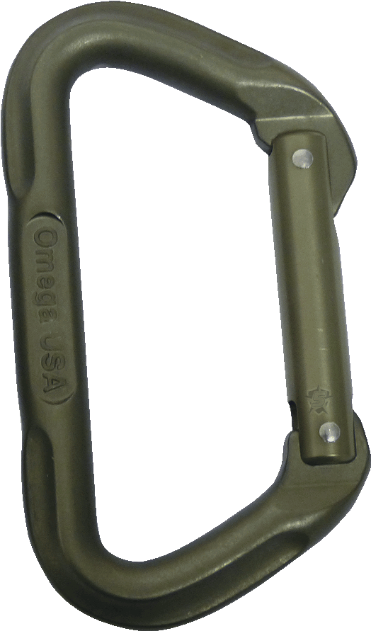 Omega Pacific® 7000 Series Tactical D Carabiner - Omega Pacific 433255 Omega Pacific Tactical D Black (900x1174), Png Download
