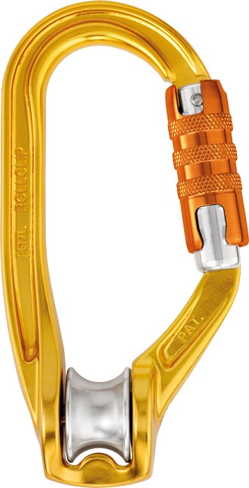Petzl Roll Clip Triact-lock Carabiner - Petzl Rollclip Triact-lock (357x700), Png Download