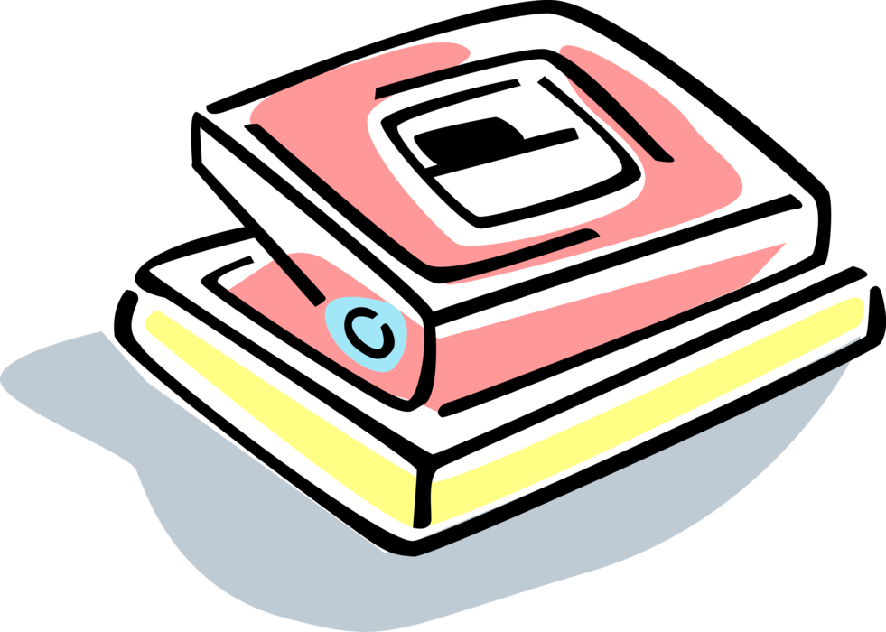 Vector Illustration Of Hole Punch Office Tool Used (981x700), Png Download