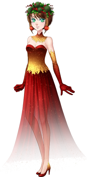 Christmas 2016 Golden Glitter - My Candy Love Christmas 2017 (410x700), Png Download