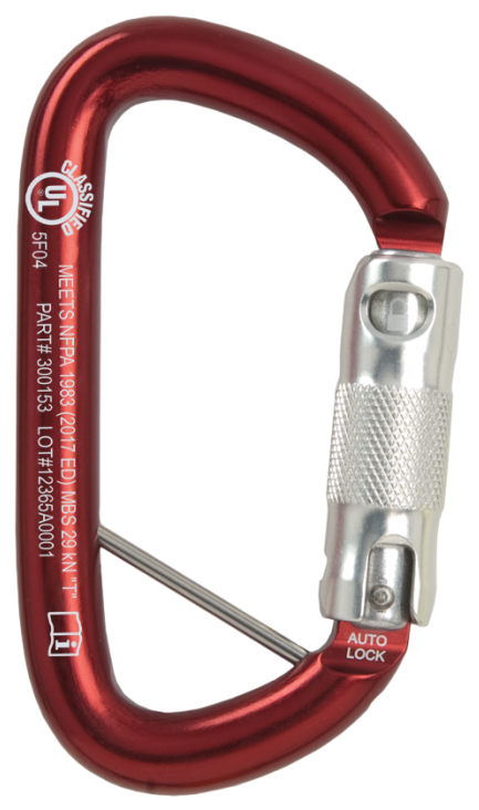 Cmc Protech Aluminum Key-lock Carabiners (934x1024), Png Download