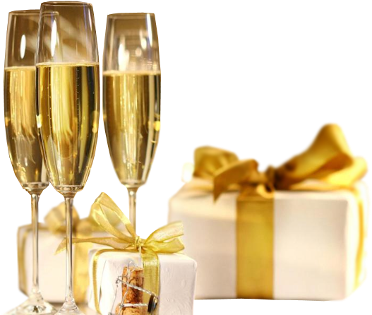 Resultado De Imagen Para Tubes De Copas Png - Otr-custom Set Of 2 Personalized Wedding Champagne (600x450), Png Download