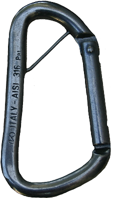 Carabiner (270x450), Png Download