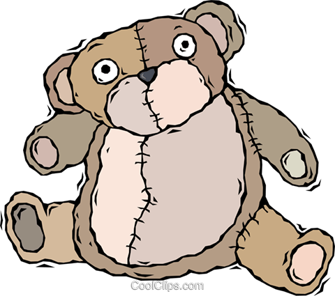 Teddy Bear, Stuffed Animal Royalty Free Vector Clip - Stuffed Animals Clip Art (480x425), Png Download