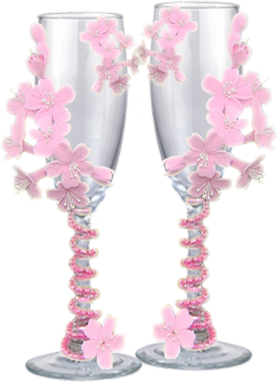 Champagne Stemware (400x550), Png Download