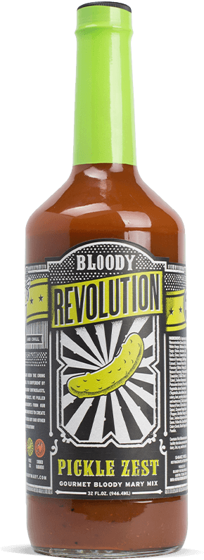 Bloody Revolution - Pickle Bloody Mary Mix (300x807), Png Download