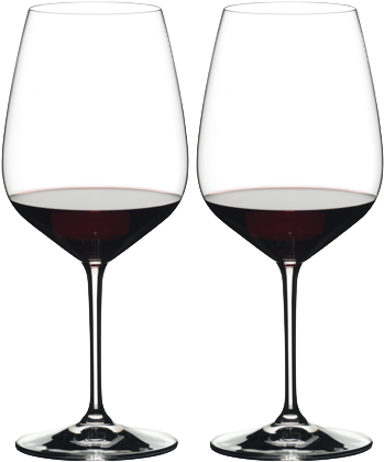 Set X 2 Copas Riedel Heart To Heart Cabernet - Riedel Restaurant Series (600x600), Png Download