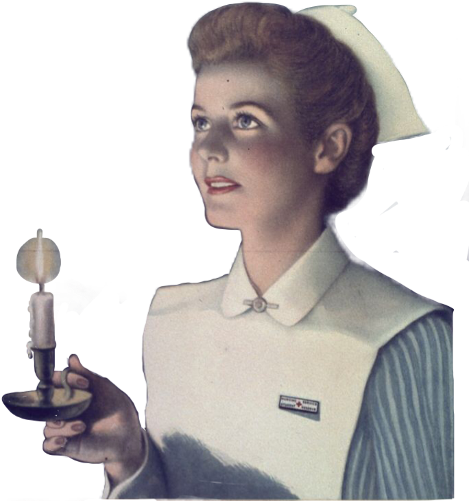 Nurse Hospital Retro Vintage Woman Scnursesessentials - Girl (719x779), Png Download