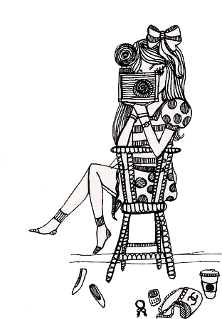 More Like Vintage Girl Png 13 By ~ananurputeri - Clipart Png Deviantart (348x468), Png Download