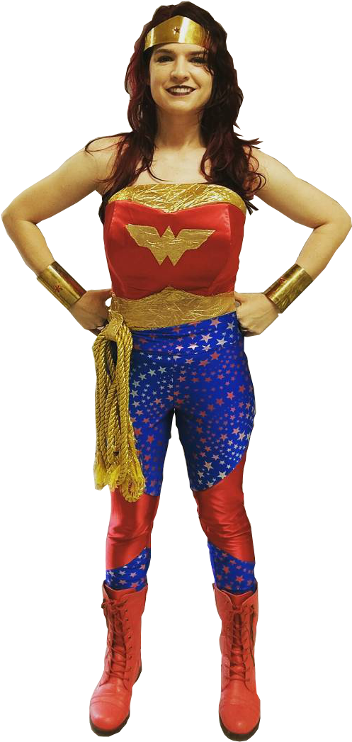 Vintage Wonder Woman Png Download - Wonder Woman (503x1050), Png Download