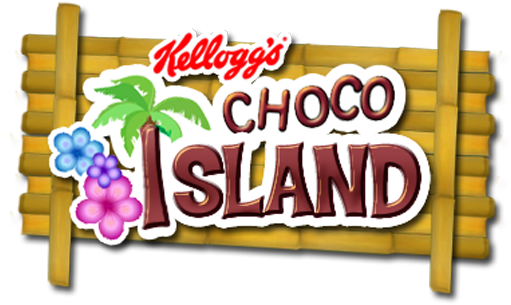 Coco Krispies "choco Island" Logo Design - Kellogg's (562x438), Png Download