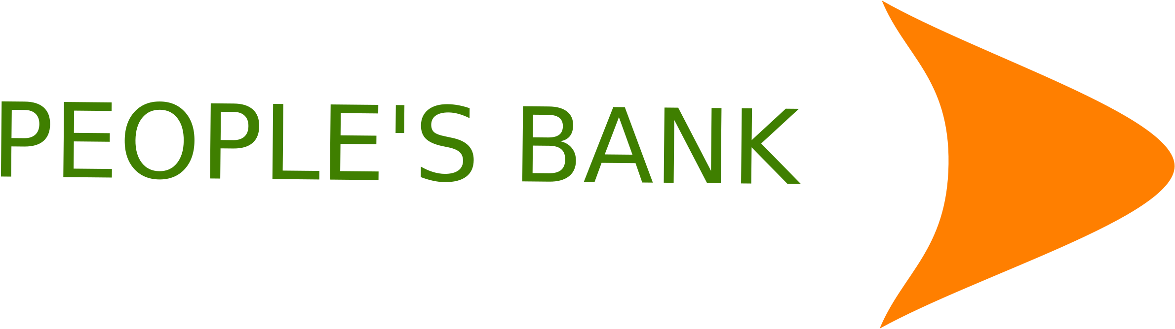 People's Bank Logo Png Transparent - Peoples Bank (2400x667), Png Download