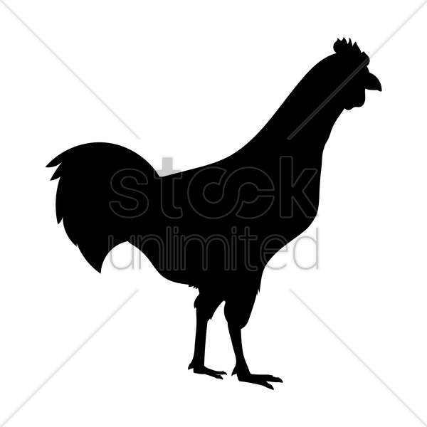 Silhouettes Of Breakdance Clipart Rooster Silhouette - Silhouette (600x600), Png Download