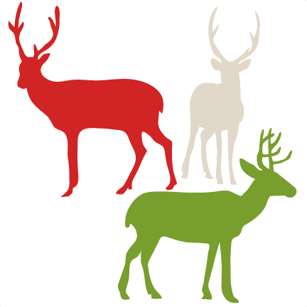Winter Reindeer Svg Scrapbook Cut File Cute Clipart - Clip Art (432x432), Png Download