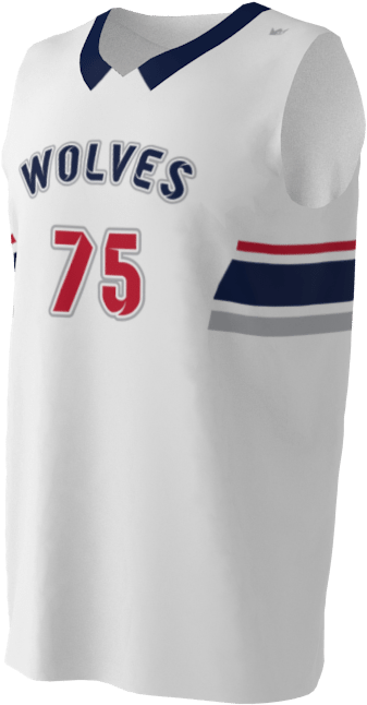 Wolves Custom Dye Sublimated Basketball Uniform - Sports Jersey (1024x1024), Png Download