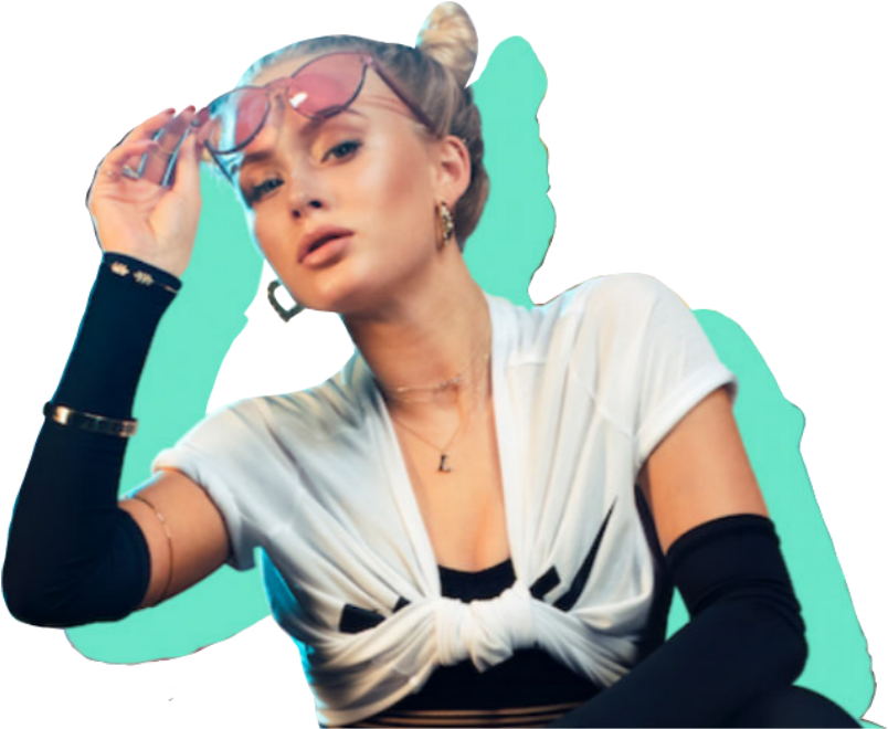 Zaralarsson Zara Larsson Zara Larsson Zaralarssonnike - Zara Larsson (1024x1024), Png Download
