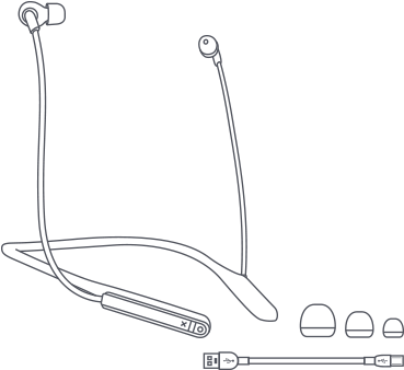 Tune In Earbuds - Line Art (400x400), Png Download